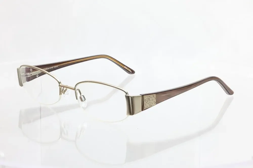 ELLE EL18758 51-18-130mm Color- LB Eyeglass FRAMES ONLY - VERY GOOD CONDITION